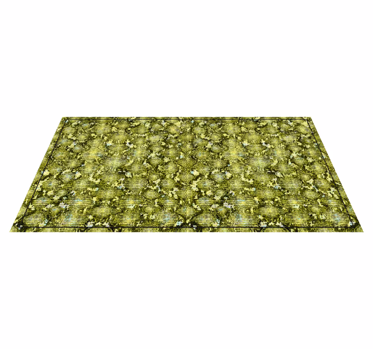 Tappeto vinile stampa animale pelle di rettile verde - TenStickers