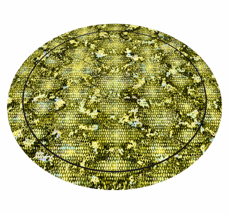 Tappeto vinile stampa animale pelle verde rettile - TenStickers