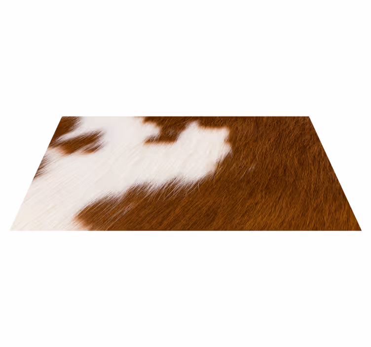 Tappeto vinile stampa animale illustrazione pelle di mucca - TenStickers