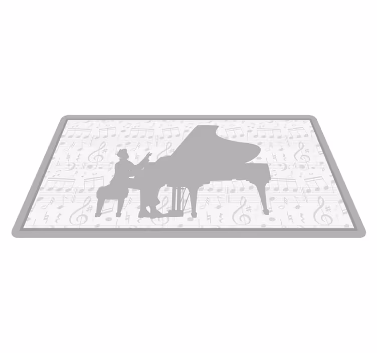 Tappeto vinile per eventi scena di performance musicale - TenStickers