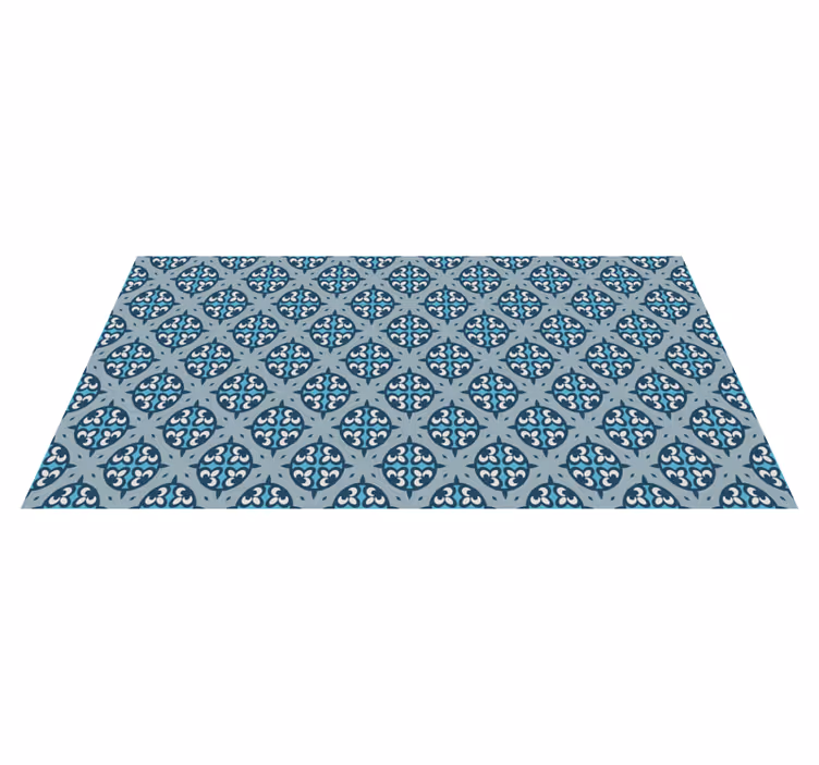 Tappeto vinile mosaico piastrelle con motivi fantasiosi - TenStickers