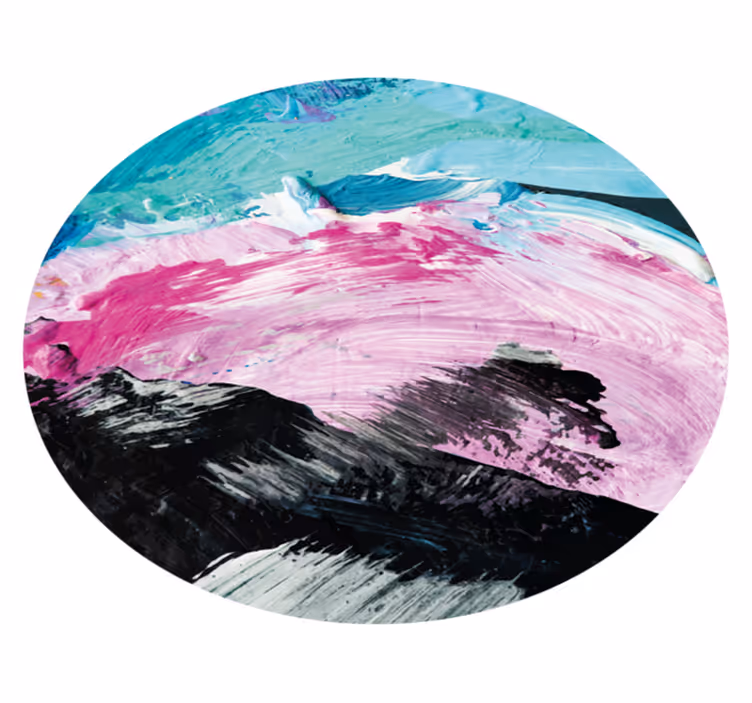 Tappeti vinile motivi vortice astratto vibrante - TenStickers