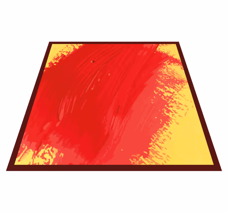 Tappeto vinile moderno spruzzi di colore vibranti - TenStickers