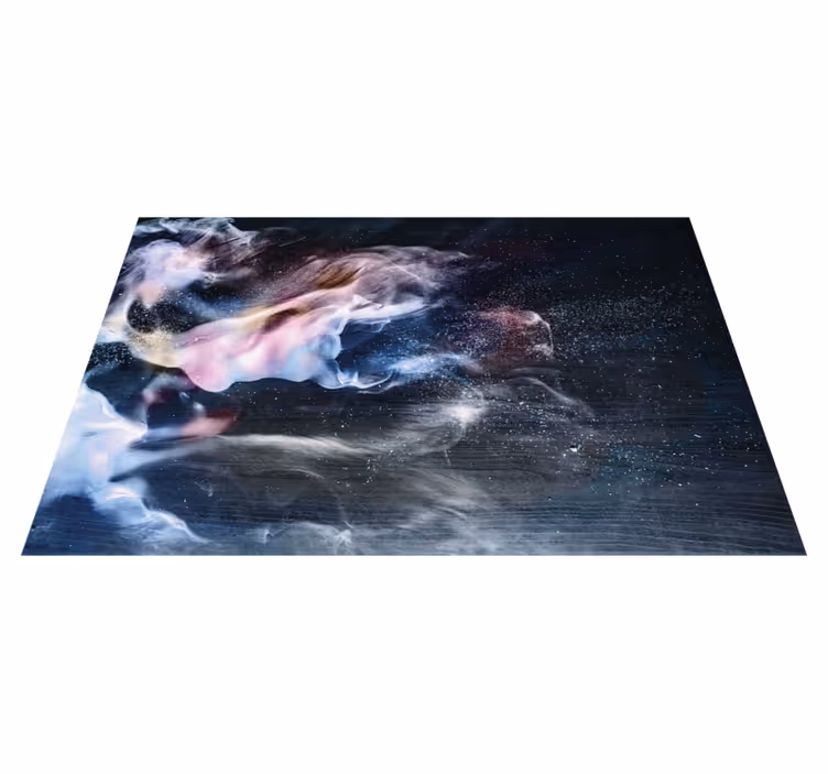 Tappeto vinile per ragazzi vortici di fumo cosmico - TenStickers