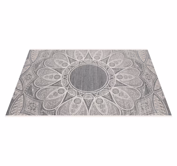 Tappeto vinile Mandala sofisticato motivo rotondo - TenStickers