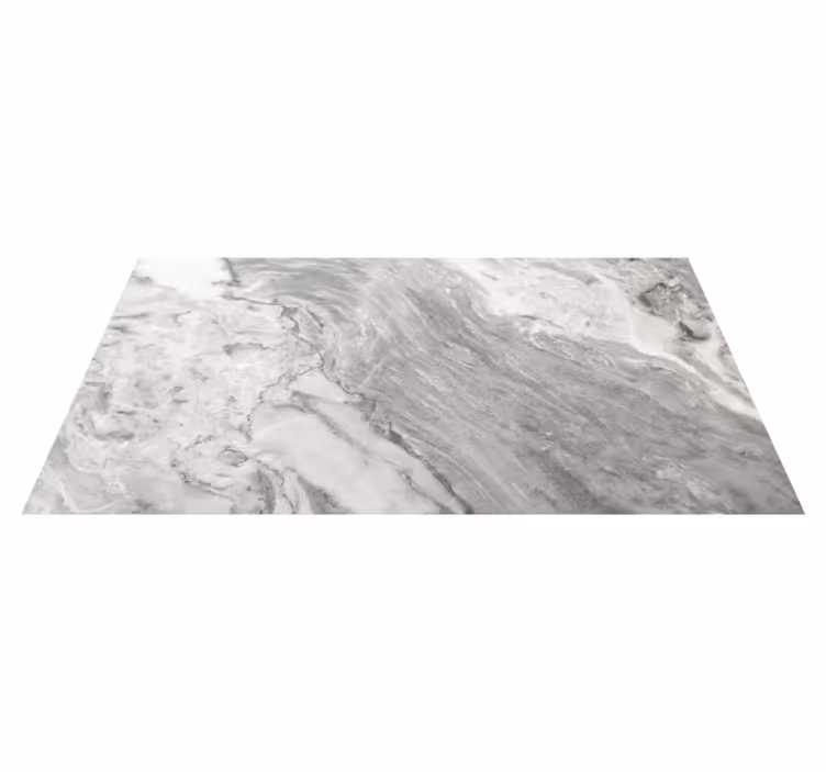 Tappeto vinile effetto marmo eleganti venature grigie - TenStickers
