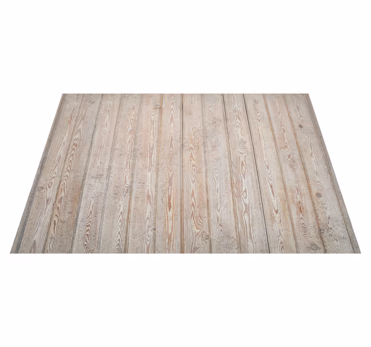 Tappeto vinile effetto legno tavole marrone chiaro - TenStickers