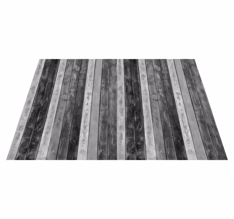 Tappeto vinile effetto legno aspetto grigio caldo - TenStickers