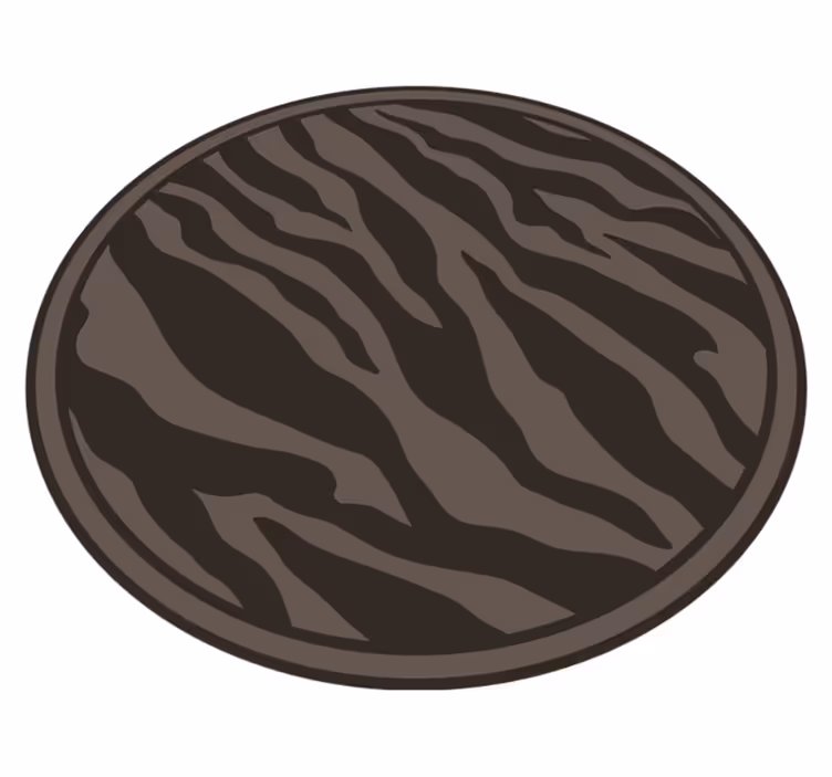 Tappeto vinile stampa animale elegante motivo zebrato - TenStickers