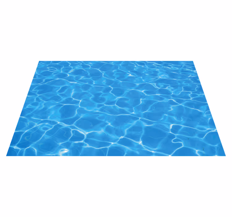 Tappeto in vinile con testi Trama dell'acqua - TenStickers