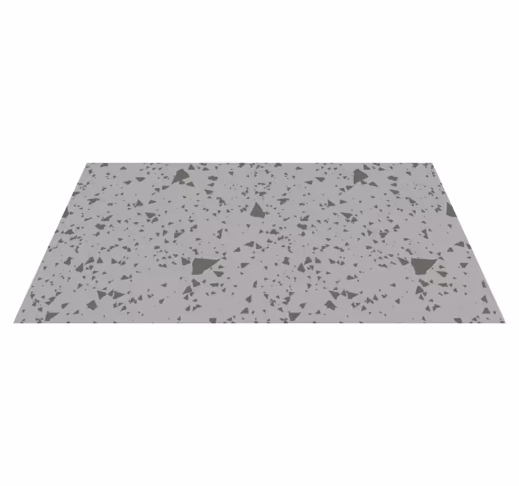 Tappeto vinile effetto marmo modello grigio frammentato - TenStickers