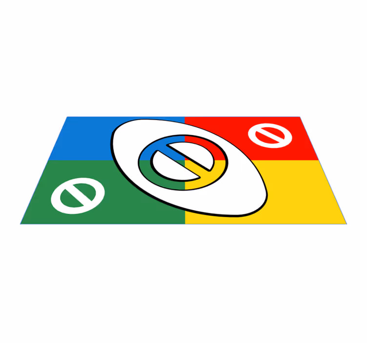 Tappeto vinile per bambini forme circolari colorate - TenStickers
