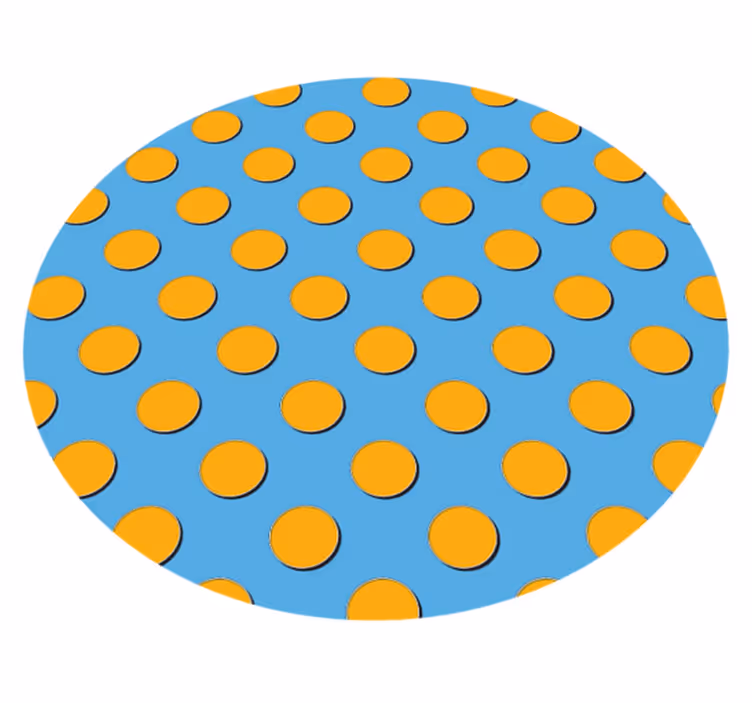 Tappeto vinile geometrico pois luminosi - TenStickers