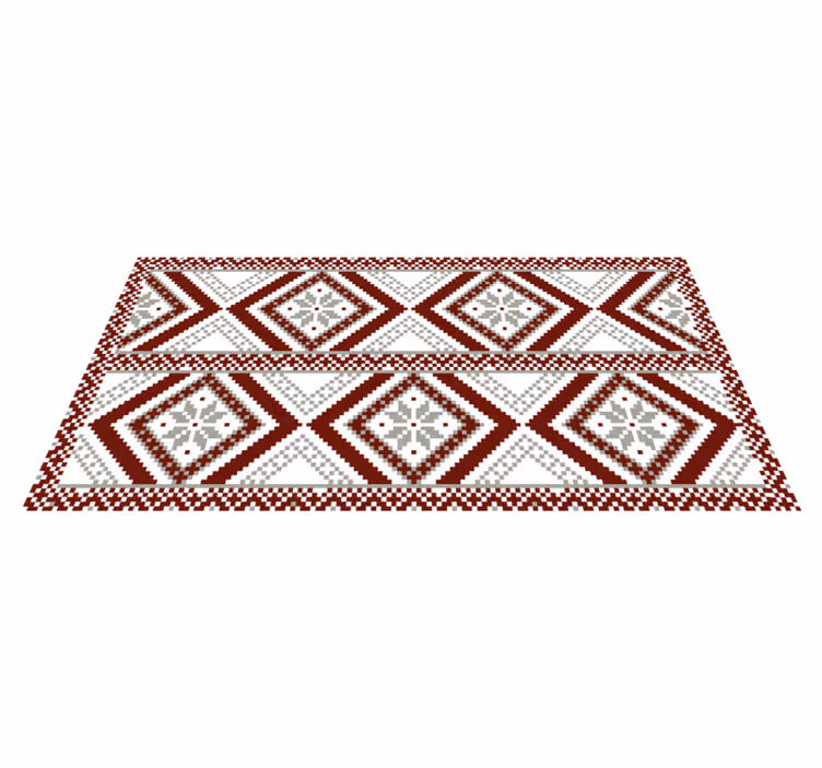 Tappeto vinile mosaico intricati motivi geometrici - TenStickers