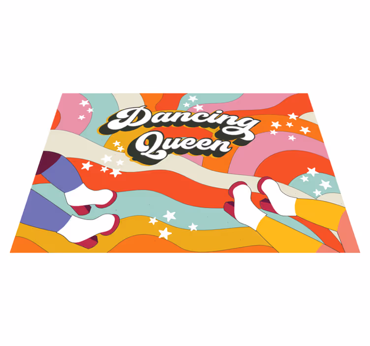 Tappeto vinile per bambini modello della regina danzante - TenStickers