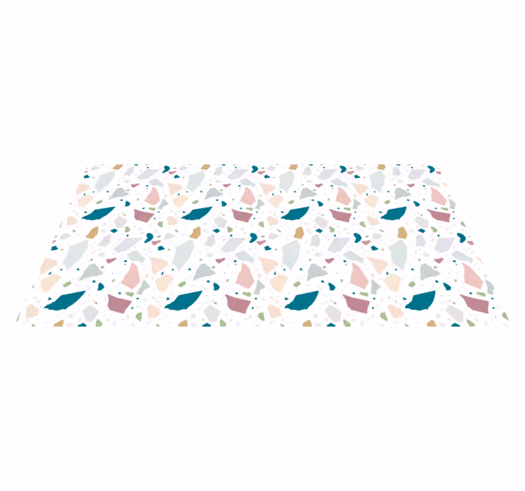 Tappeto vinile geometrico figure concettuali - TenStickers