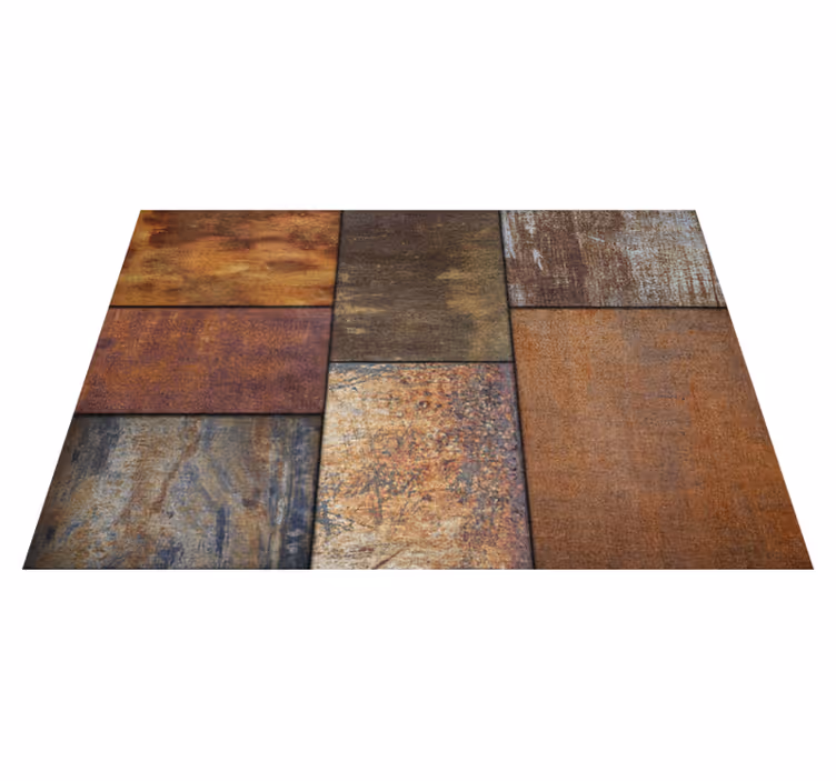 Tappeto vinile effetto pietra eleganza rustica in pietra - TenStickers