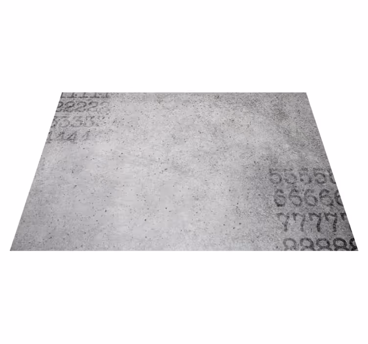 Tappeto vinile grigio struttura numerica della pietra - TenStickers