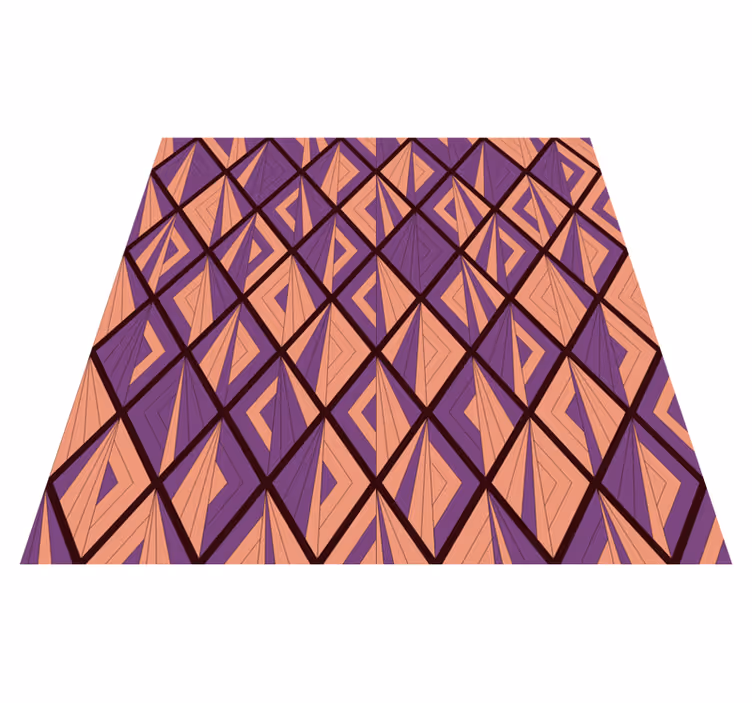 Tappeto vinile geometrico armonia del motivo geometrico - TenStickers