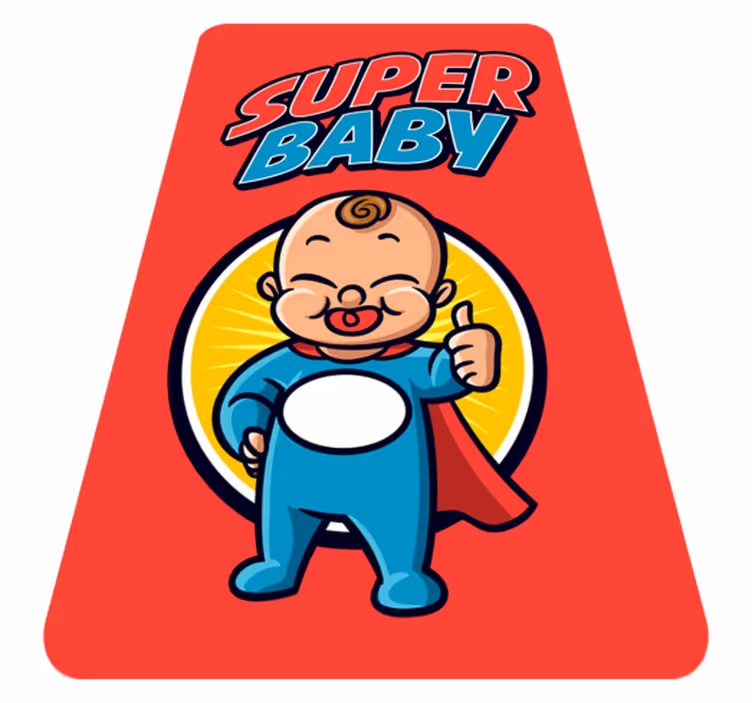Tappeto vinile bebé Superbaby - TenStickers