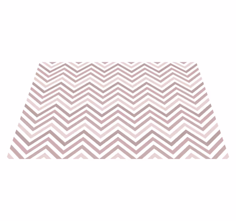 Tappeto vinile geometrico disegno del modello chevron - TenStickers