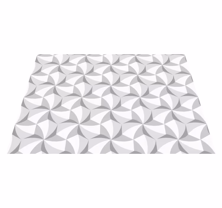 Tappeto vinile geometrico modello astratto - TenStickers