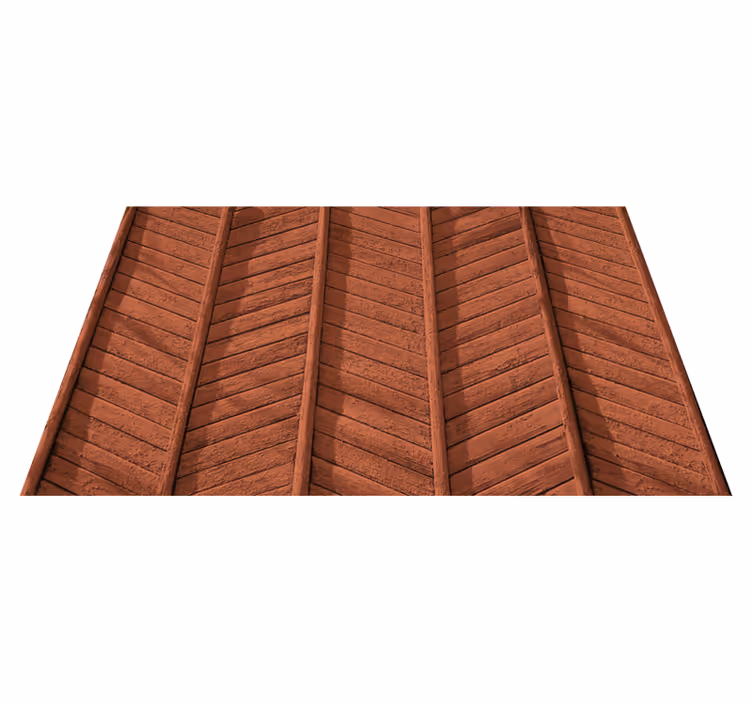Tappeto vinile effetto legno dettaglio assi di legno - TenStickers