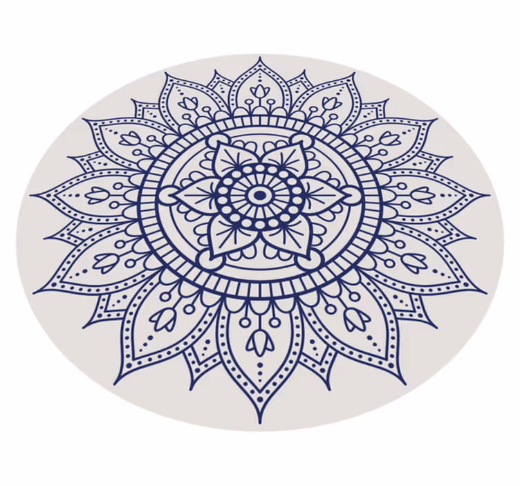 Tappeto circolare in vinile per decorare il pavimento - TenStickers