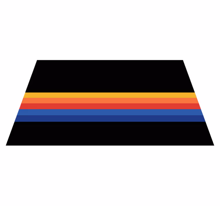 Tappeto vinile strisce accento minimalista a strisce - TenStickers