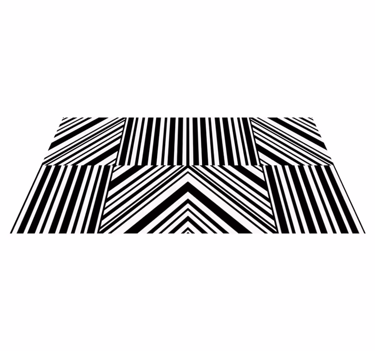 Tappeto vinile strisce audace - TenStickers