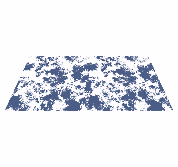 Tappeti vinile motivi modello animale astratto blu - TenStickers
