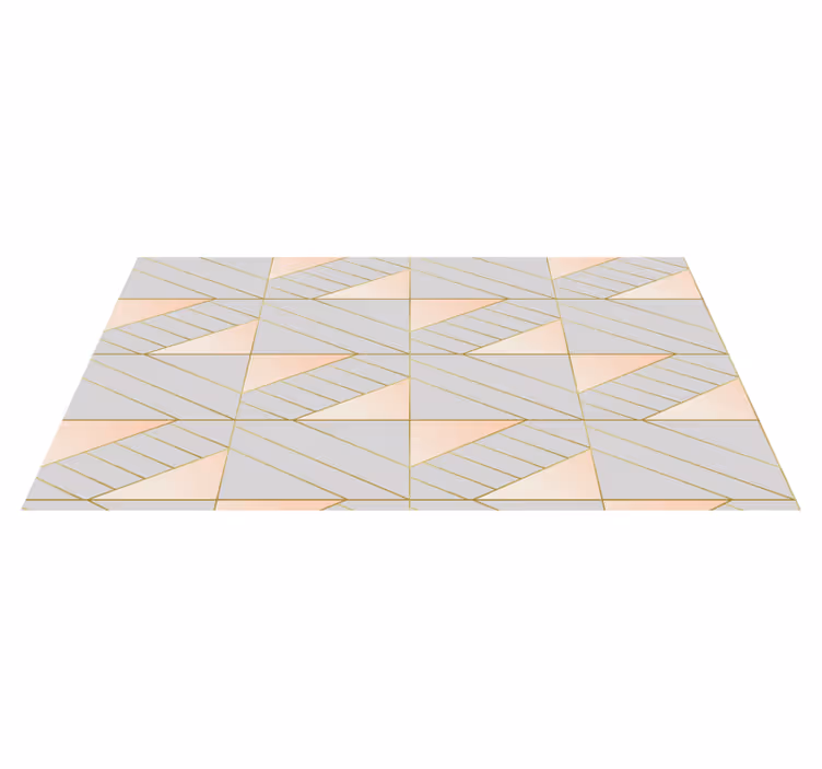 Tappeto in vinile fantasia geometrica - TenStickers