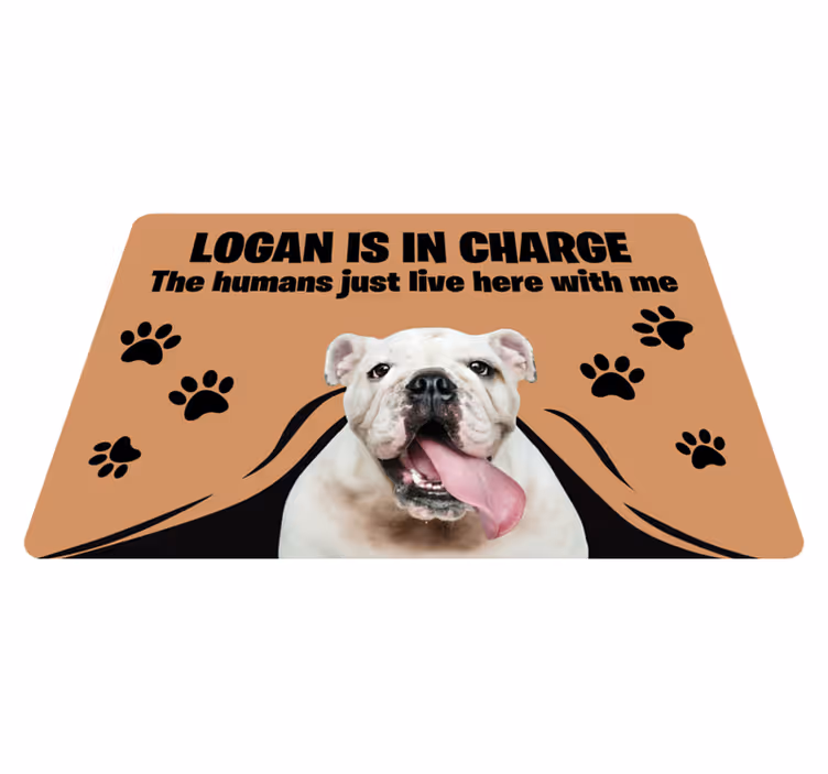 Tappeto in vinile Cane con foto personalizzata - TenStickers