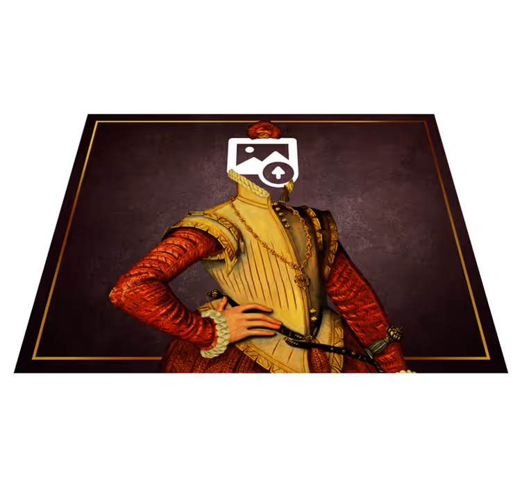 Tappeto in vinile gatto aristocratico - TenStickers