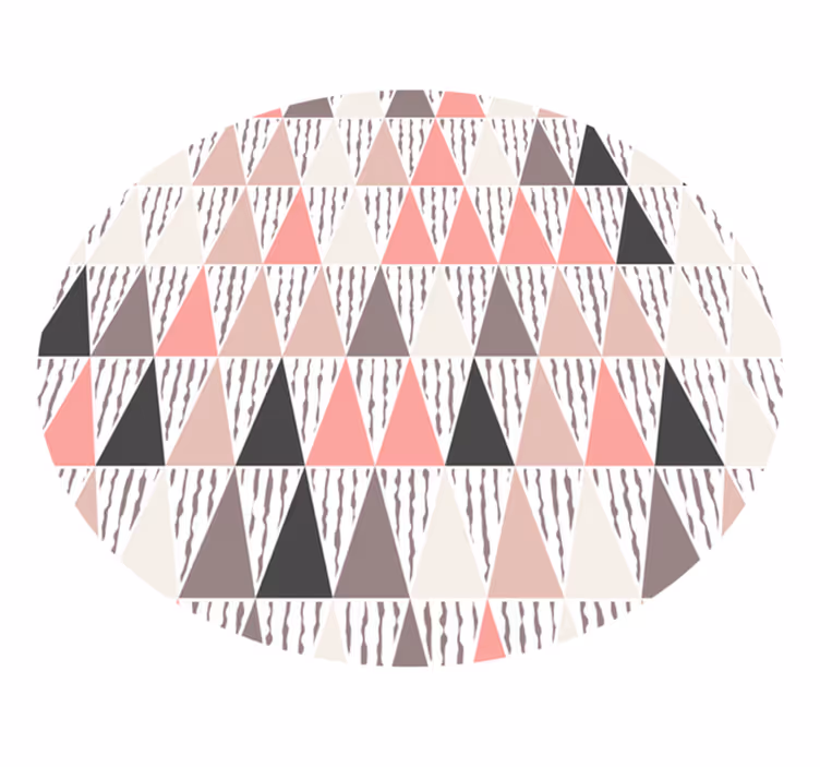 Tappeto in vinile stile nordico triangoli - TenStickers