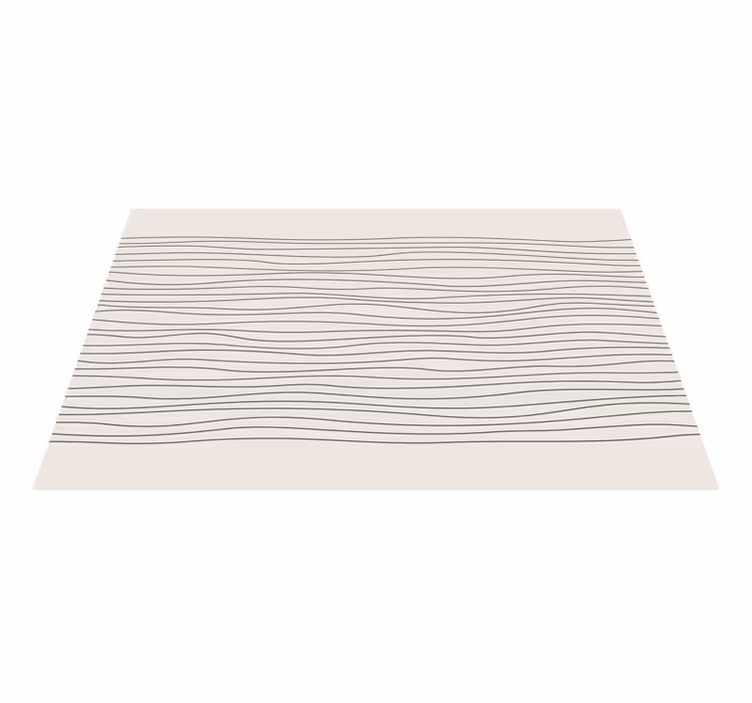 Tappeto in vinile strisce linee nordiche - TenStickers