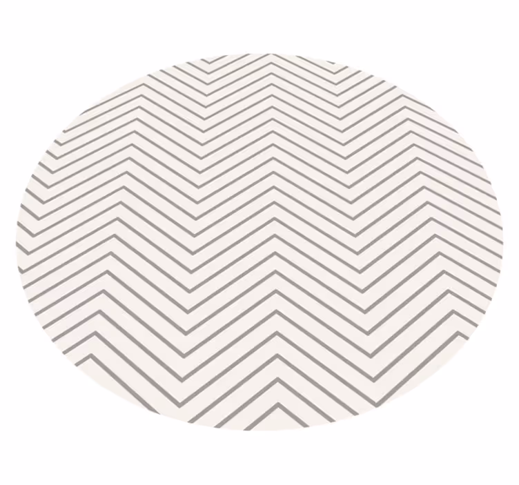Tappeto in vinile retro/vintage linee grigie - TenStickers