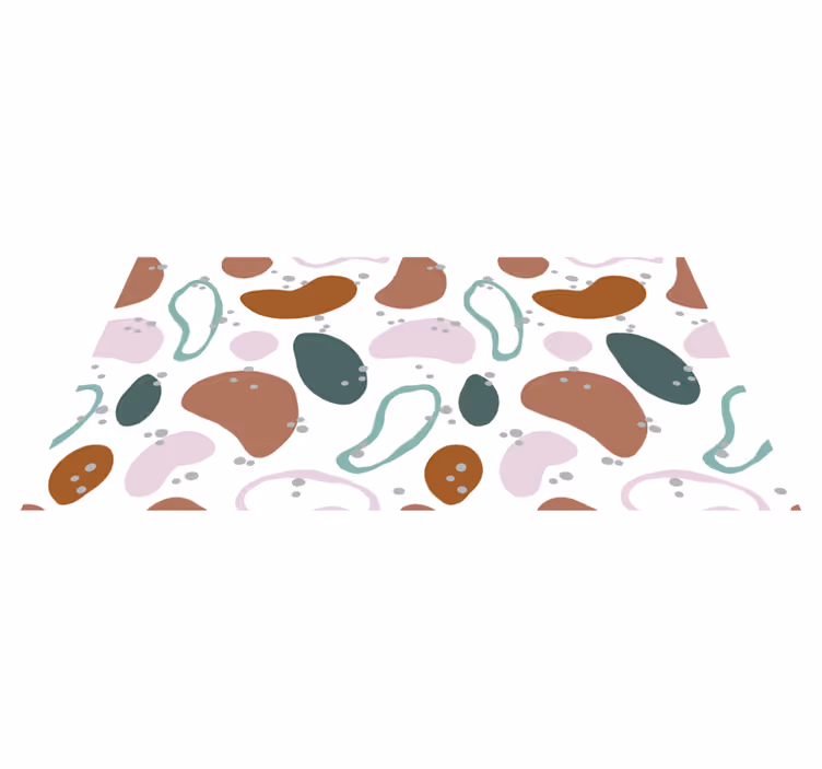 Tappeto in vinile con forme geometriche - TenStickers