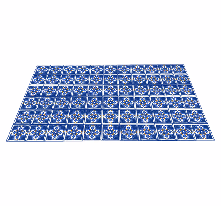 Tappeto in vinile stile floreale - TenStickers