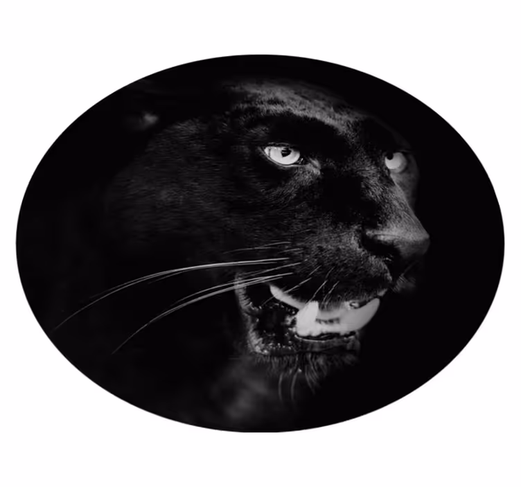 Tappeto in vinile con pantera - TenStickers