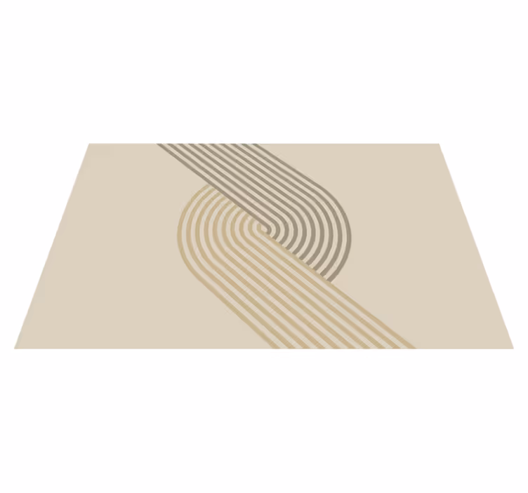 Tappeto in vinile con linee stile minimal - TenStickers