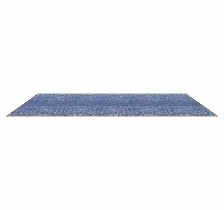 Tappeto in pvc effetto vintage blu - TenStickers