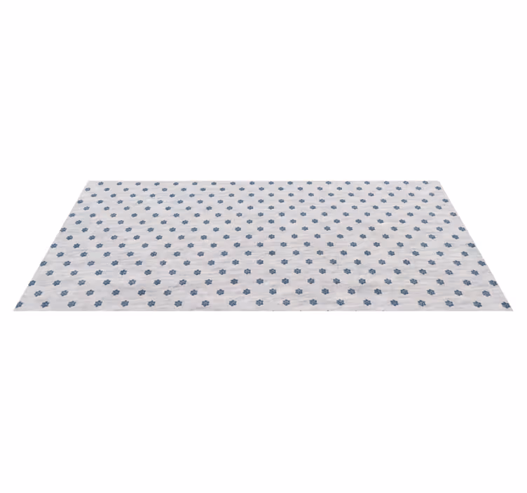 Tappeto in PVC con piccoli fiori - TenStickers