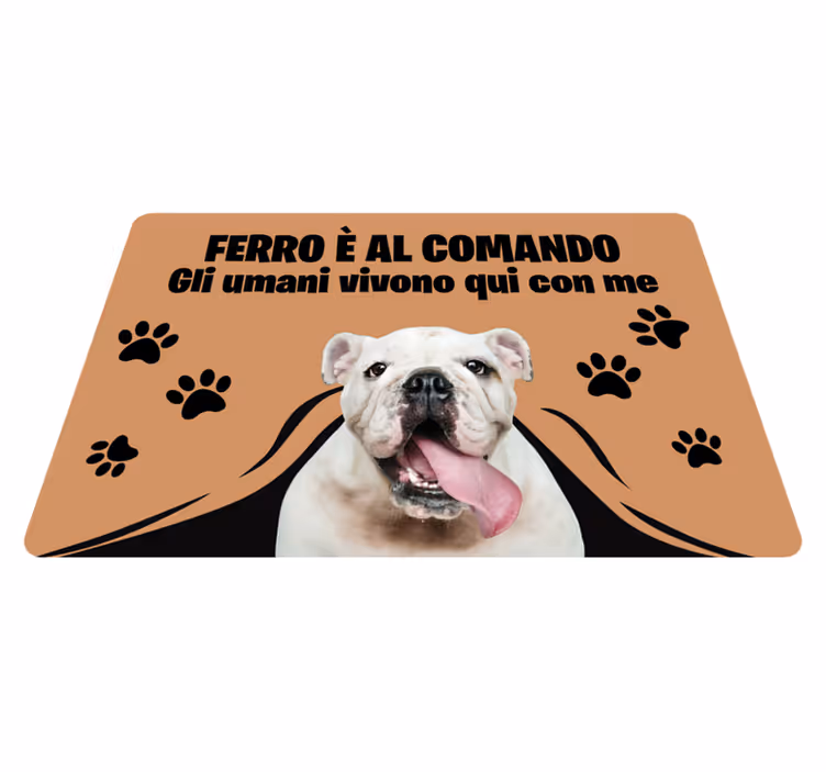 Tappeto in vinile ricezione foto personalizzate - TenStickers