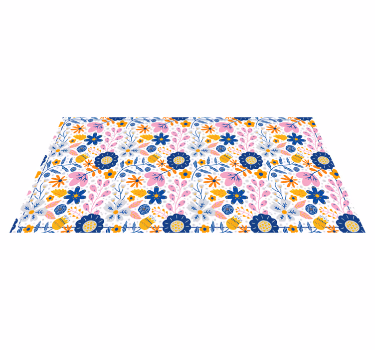 Tappeto in vinile natura primavera floreale - TenStickers