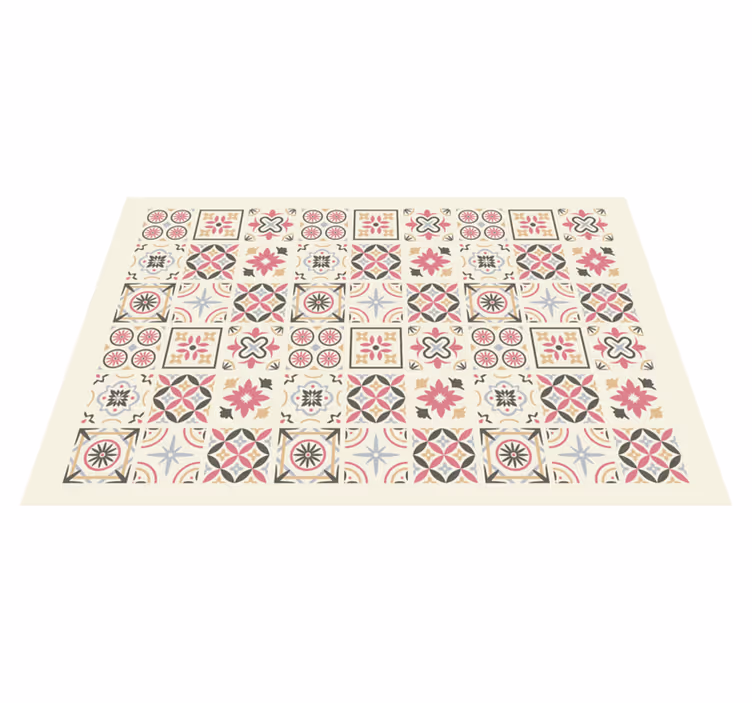 Tappeto in vinile con piastrelle idrauliche - TenStickers