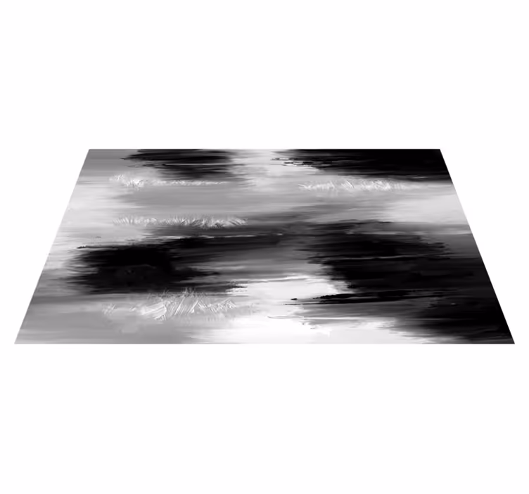 Tappeto in vinile ufficio pittura astratta - TenStickers