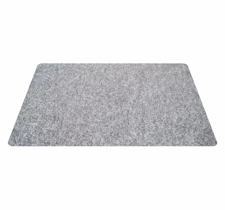 Tappeto in vinile ufficio texture grigia - TenStickers