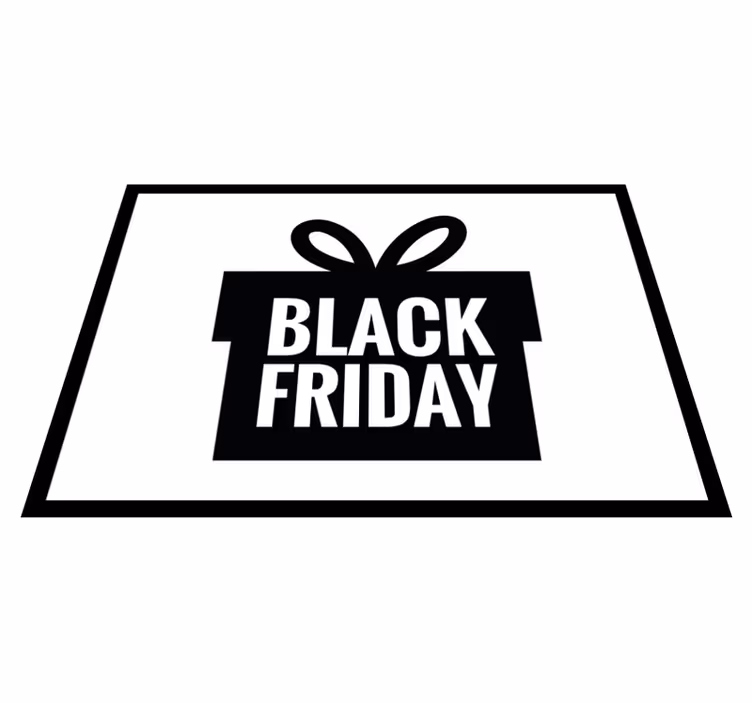 Passatoia in vinile scatola di Black Friday - TenStickers