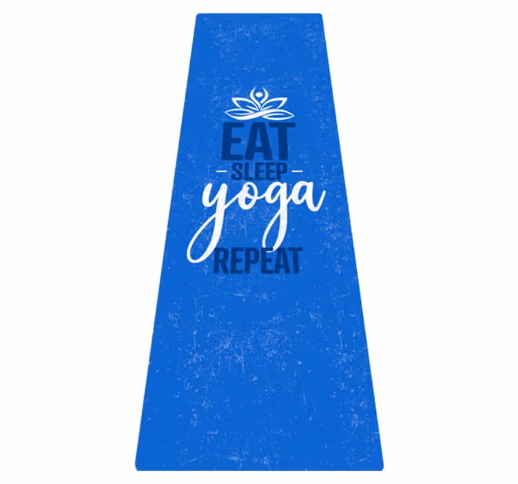 Tappeti vinile"mangia, dormi, ripeti lo yoga" - TenStickers